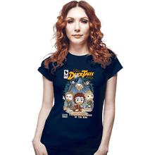 Load image into Gallery viewer, Shirts Fitted Shirts, Woman / Small / Navy Ringtales