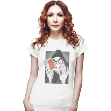 Load image into Gallery viewer, Shirts Fitted Shirts, Woman / Small / White Apples to Apples