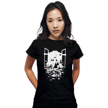 Load image into Gallery viewer, Shirts Fitted Shirts, Woman / Small / Black Fractured Empire 2