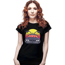 Load image into Gallery viewer, Shirts Fitted Shirts, Woman / Small / Black Outatime In The 80s