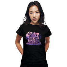Load image into Gallery viewer, Daily_Deal_Shirts Fitted Shirts, Woman / Small / Black Hocus Pocus House