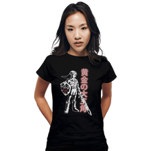 Load image into Gallery viewer, Shirts Fitted Shirts, Woman / Small / Black Link, Hero of Time