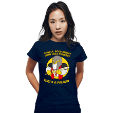 Load image into Gallery viewer, Daily_Deal_Shirts Fitted Shirts, Woman / Small / Navy That's A Paladin