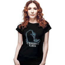 Load image into Gallery viewer, Shirts Fitted Shirts, Woman / Small / Black My Patronus Is A Flerken