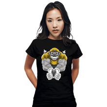 Load image into Gallery viewer, Daily_Deal_Shirts Fitted Shirts, Woman / Small / Black Wario Time