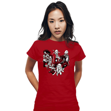 Load image into Gallery viewer, Daily_Deal_Shirts Fitted Shirts, Woman / Small / Red Symphonia
