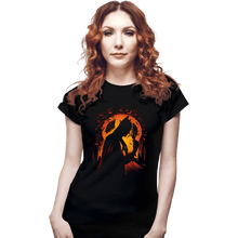 Load image into Gallery viewer, Daily_Deal_Shirts Fitted Shirts, Woman / Small / Black Vengeant Night