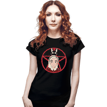 Load image into Gallery viewer, Shirts Fitted Shirts, Woman / Small / Black Sabrina Delivery Service