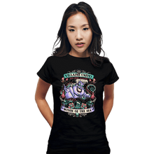 Load image into Gallery viewer, Daily_Deal_Shirts Fitted Shirts, Woman / Small / Black Villains Unite Ursula