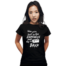 Load image into Gallery viewer, Daily_Deal_Shirts Fitted Shirts, Woman / Small / Black Brick.