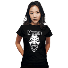 Load image into Gallery viewer, Daily_Deal_Shirts Fitted Shirts, Woman / Small / Black Morbius!