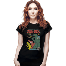 Load image into Gallery viewer, Shirts Fitted Shirts, Woman / Small / Black Kaiju Sentai