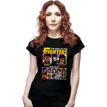 Load image into Gallery viewer, Shirts Fitted Shirts, Woman / Small / Black King Of Pop Fighters

