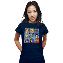 Load image into Gallery viewer, Shirts Fitted Shirts, Woman / Small / Navy The Eternia Bunch