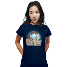 Load image into Gallery viewer, Shirts Fitted Shirts, Woman / Small / Navy Throne Fighter