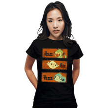 Load image into Gallery viewer, Shirts Fitted Shirts, Woman / Small / Black The Grass, The Fire, And The Water