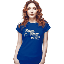 Load image into Gallery viewer, Daily_Deal_Shirts Fitted Shirts, Woman / Small / Royal Blue Tool Time