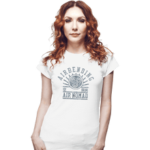 Load image into Gallery viewer, Shirts Fitted Shirts, Woman / Small / White Air Bending