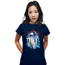 Load image into Gallery viewer, Shirts Fitted Shirts, Woman / Small / Navy R2 Tags