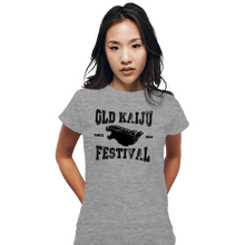 Load image into Gallery viewer, Shirts Fitted Shirts, Woman / Small / Sports Grey Old Kaiju Festival