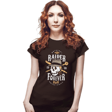 Load image into Gallery viewer, Shirts Fitted Shirts, Woman / Small / Black Raider Forever
