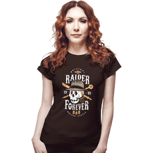 Load image into Gallery viewer, Shirts Fitted Shirts, Woman / Small / Black Raider Forever