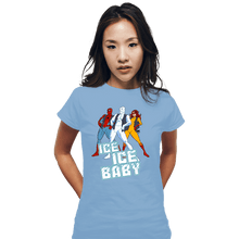 Load image into Gallery viewer, Daily_Deal_Shirts Fitted Shirts, Woman / Small / Powder Blue Amazing Friends