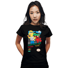 Load image into Gallery viewer, Secret_Shirts Fitted Shirts, Woman / Small / Black Sesame Streets of Rage