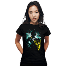 Load image into Gallery viewer, Daily_Deal_Shirts Fitted Shirts, Woman / Small / Black The Soldier Defender