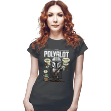 Load image into Gallery viewer, Shirts Fitted Shirts, Woman / Small / Charcoal The Polyglot
