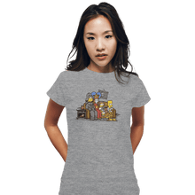 Load image into Gallery viewer, Daily_Deal_Shirts Fitted Shirts, Woman / Small / Sports Grey Episode IV - A New Doh'pe