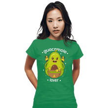 Load image into Gallery viewer, Shirts Fitted Shirts, Woman / Small / Irish Green Guacamole Lover