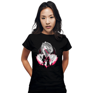 Shirts Fitted Shirts, Woman / Small / Black Gunblade Silhouette