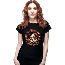 Load image into Gallery viewer, Daily_Deal_Shirts Fitted Shirts, Woman / Small / Black Spooky Autumn Harvest