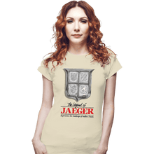 Load image into Gallery viewer, Shirts Fitted Shirts, Woman / Small / White The Legend Of Jaeger