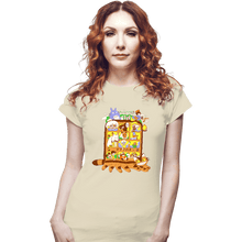 Load image into Gallery viewer, Secret_Shirts Fitted Shirts, Woman / Small / White Anime Bus!