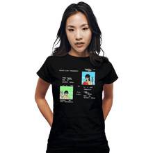 Load image into Gallery viewer, Shirts Fitted Shirts, Woman / Small / Black Gazelle Punch Out