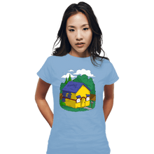 Load image into Gallery viewer, Secret_Shirts Fitted Shirts, Woman / Small / Powder Blue Mil HOUSE