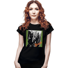 Load image into Gallery viewer, Daily_Deal_Shirts Fitted Shirts, Woman / Small / Black The Slash