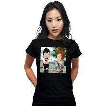 Load image into Gallery viewer, Daily_Deal_Shirts Fitted Shirts, Woman / Small / Black Trailer Boys