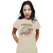 Load image into Gallery viewer, Secret_Shirts Fitted Shirts, Woman / Small / White D20 Anatomy