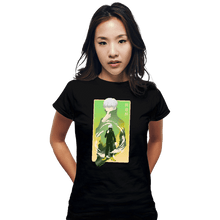 Load image into Gallery viewer, Shirts Fitted Shirts, Woman / Small / Black Cursed Speech User