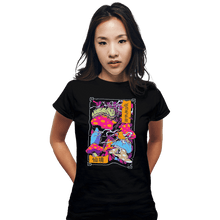 Load image into Gallery viewer, Shirts Fitted Shirts, Woman / Small / Black Wonderland