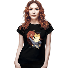 Load image into Gallery viewer, Daily_Deal_Shirts Fitted Shirts, Woman / Small / Black Doge Meme