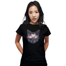 Load image into Gallery viewer, Shirts Fitted Shirts, Woman / Small / Black Moon Chaser