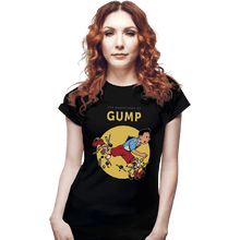 Load image into Gallery viewer, Daily_Deal_Shirts Fitted Shirts, Woman / Small / Black The Adventures Of Gump