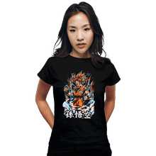 Load image into Gallery viewer, Daily_Deal_Shirts Fitted Shirts, Woman / Small / Black Rage Goku