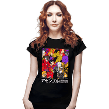 Load image into Gallery viewer, Shirts Fitted Shirts, Woman / Small / Black Assemble!