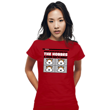 Load image into Gallery viewer, Daily_Deal_Shirts Fitted Shirts, Woman / Small / Red The Hobbes Album