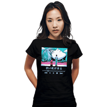 Load image into Gallery viewer, Daily_Deal_Shirts Fitted Shirts, Woman / Small / Black Never Alone